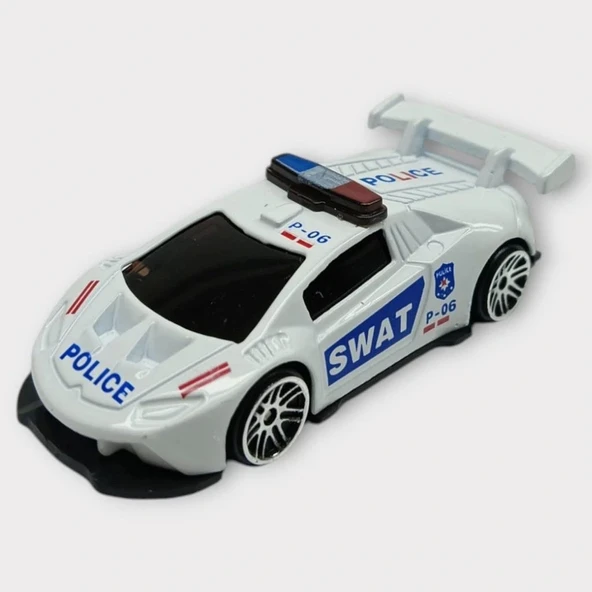 Metal Mini Polis Arabası  8 cm - Polis - 3 ürün görseli 1