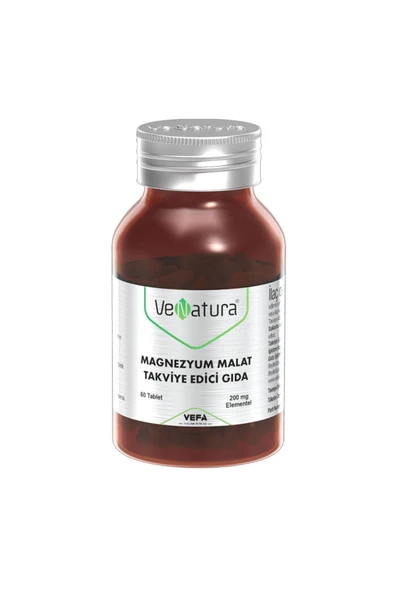 Venatura Magnezyum Malat 200 Mg 60 Tablet ürün görseli 1