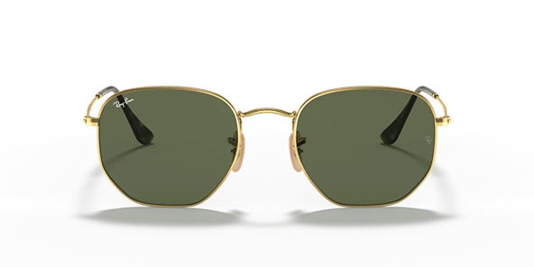 Ray-Ban Hexagonal 3548N 001 51  Gold-Green Güneş Gözlüğü ürün görseli 1