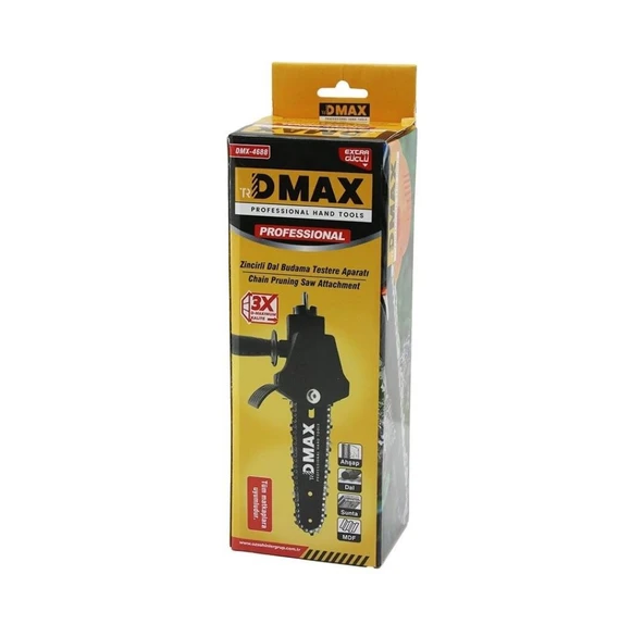 DMAX Matkaba Tak Kullan Zincirli Budama - Dal Kesme Testere Aparatı Tüm Matkaplara Uyumlu DMX-4688 ürün görseli 1