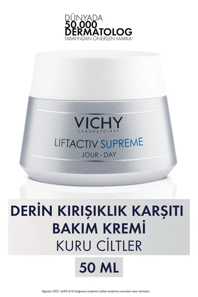 Vichy Liftactiv Supreme Gündüz Bakım Kremi Kuru Ciltler 50 ml ürün görseli 1