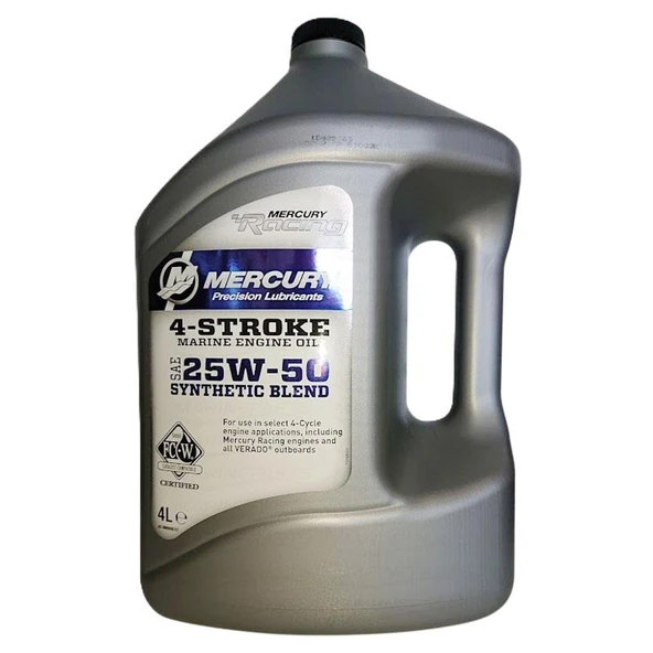 Mercury 25W-50 Sentetik Motor Yağı 4lt ürün görseli 1