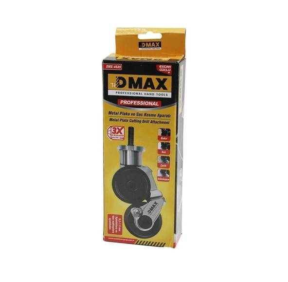 DMAX Metal Plaka ve Sac Kesme Aparatı 0,2-1.5mm Kalınlıklara ve Tüm Matkaplara Uyumlu DMX-4689 ürün görseli 1