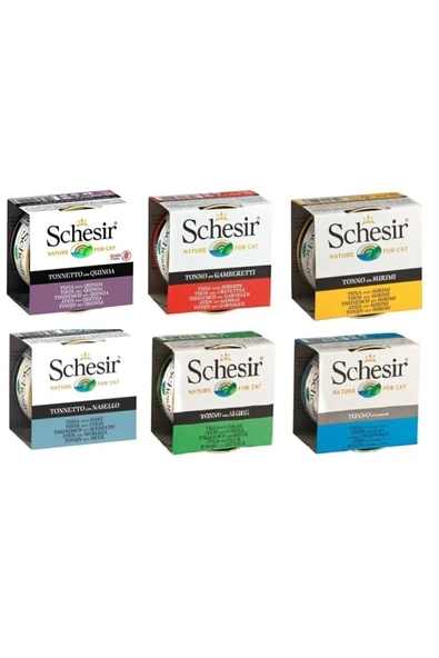 6 Çeşit Karma Kedi Konserve 85 Gr. X 6 Adet ürün görseli 1