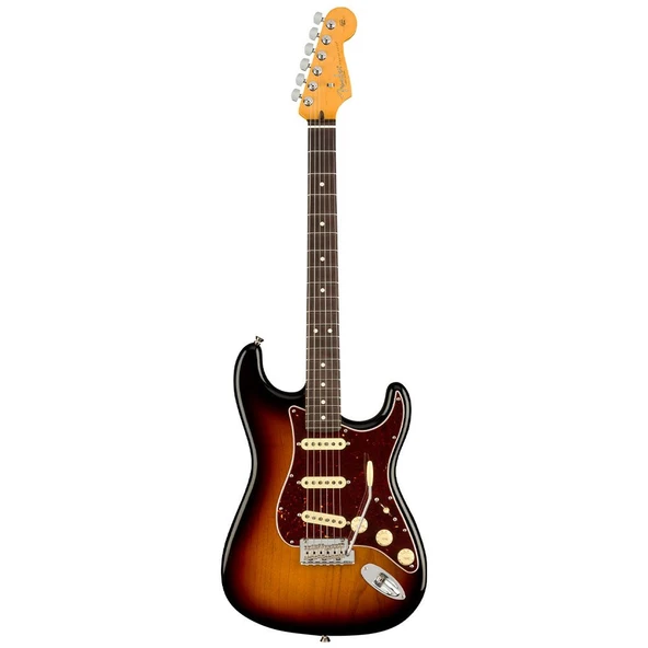 Fender American Professional II Stratocaster Gülağacı Klavye 3-Color Sunburst Elektro Gitar ürün görseli 1