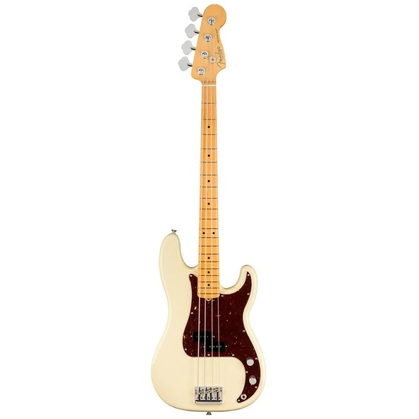 Fender American Professional II Precision Bass Akçaağaç Klavye Olympic White Bas Gitar ürün görseli 1