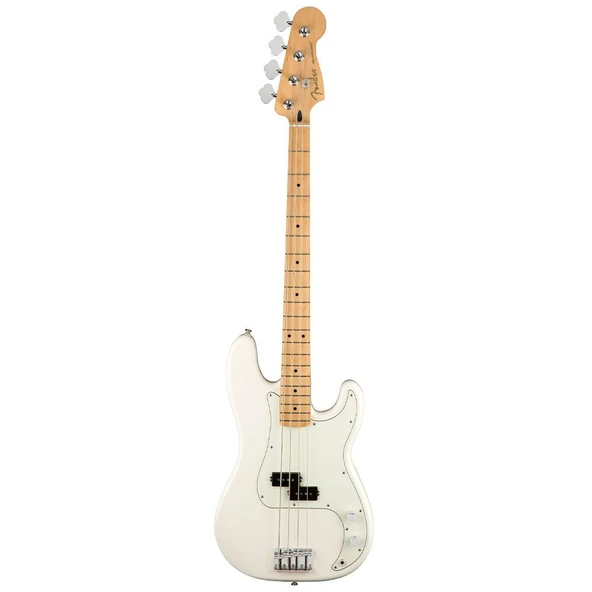 Fender Player II Precision Bass Gülağacı Klavye Polar White Bas Gitar ürün görseli 1