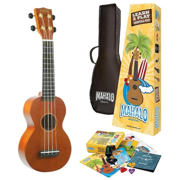 Mahalo Learn 2 Play Ukulele Seri (Kahverengi) ürün görseli 1