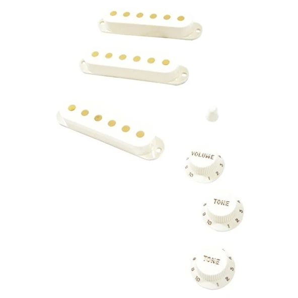 Fender Pure Vintage 60s Stratocaster Vintage White Manyetik Kapağı Aksesuar Kiti ürün görseli 1
