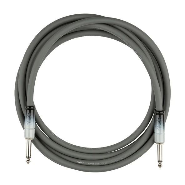Fender Ombré Düz/Düz Uçlu 3m Silver Smoke Enstrüman Kablosu ürün görseli 1