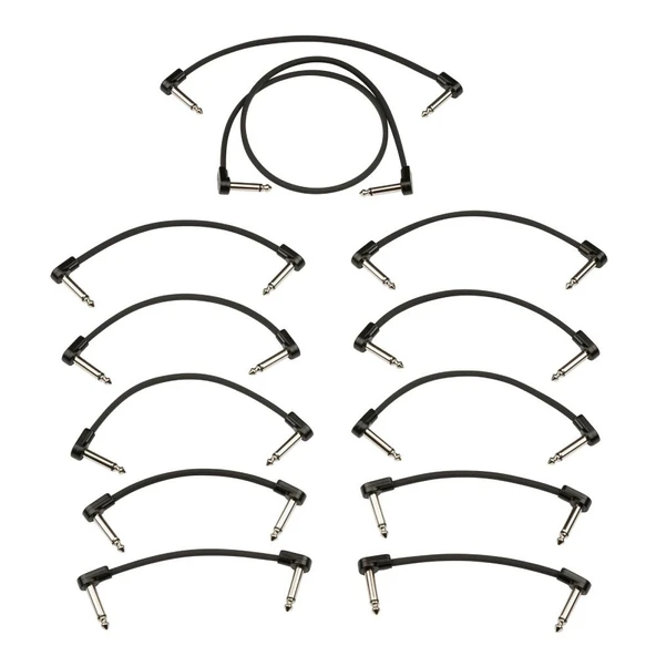 Fender Blockchain Patch Cable Kit Medium Siyah Patch Kablosu ürün görseli 1