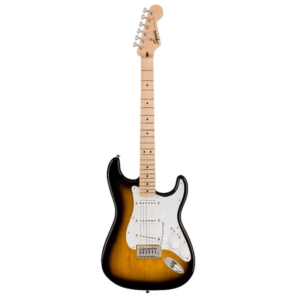 Squier Sonic Stratocaster Akçaağaç Klavye WPG 2 Ton Sunburst Elektro Gitar ürün görseli 1