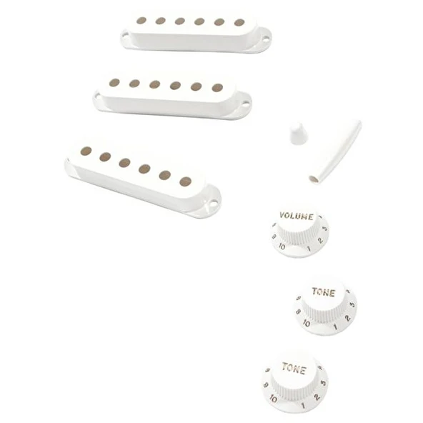 Fender Pure Vintage 50s Stratocaster Eggshell Manyetik Kapağı Aksesuar Kiti ürün görseli 1