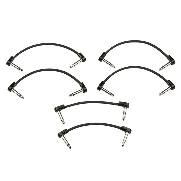 Fender Blockchain Patch Cable Kit Extra Small Siyah Patch Kablosu ürün görseli 1