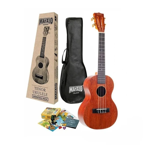 Mahalo MJ3TBRK Java Series Tenor Ukulele Seti (Trans. Brown) ürün görseli 1