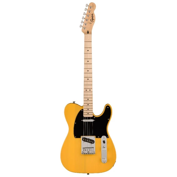Squier Sonic Telecaster Akçaağaç Klavye BPG Butterscotch Blonde Elektro Gitar ürün görseli 1