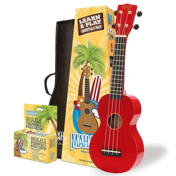 Mahalo Learn 2 Play Ukulele Seri (Kırmızı) ürün görseli 1