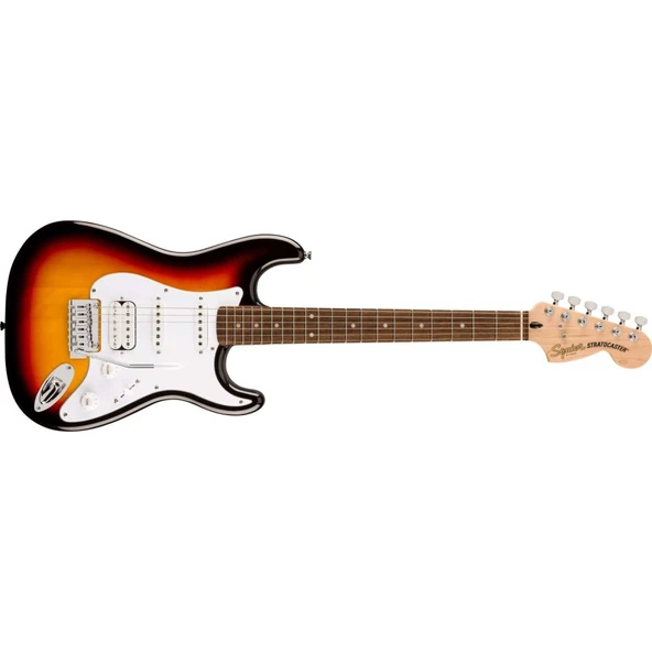 Squier Affinity Stratocaster Junior HSS Laurel Klavye WPG 3 Color Sunburst Elektro Gitar ürün görseli 1