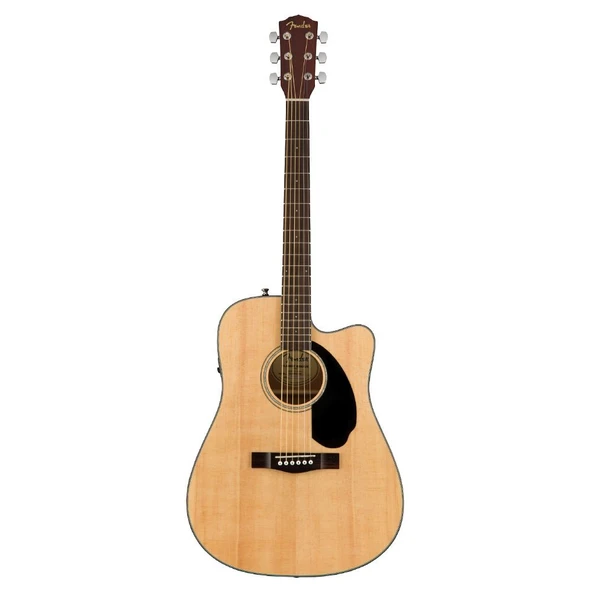 Fender CD-60SCE Dreadnought Natural Elektro Akustik Gitar ürün görseli 1