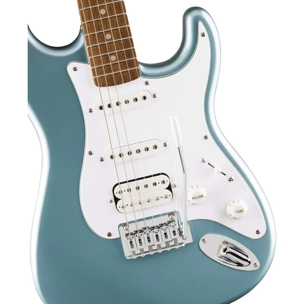 Squier Affinity Stratocaster Junior HSS Laurel Klavye WPG Ice Blue Metallic Elektro Gitar - Resim 2