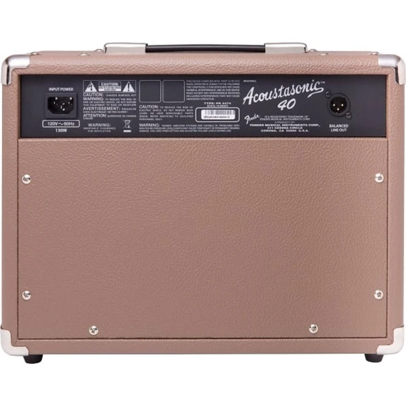Fender Acoustasonic 40 UK Akustik Gitar Amfisi - Resim 4