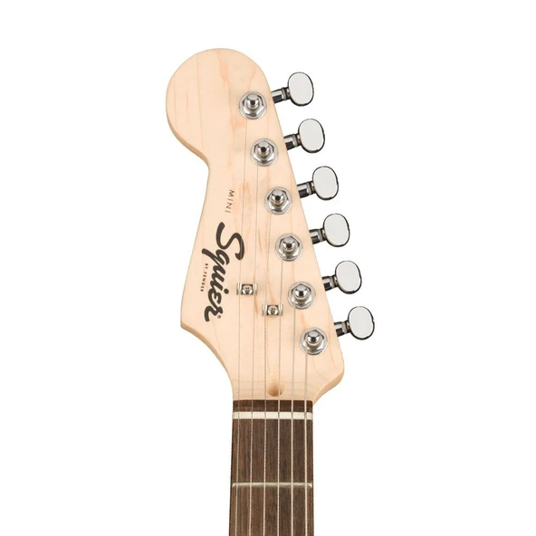Squier Mini Stratocaster Laurel Klavye Black Solak Elektro Gitar - Resim 4