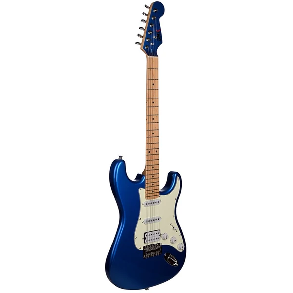 DMX Guitars DEG100 HSS TB Elektro Gitar (Transparent Blue) ürün görseli 1