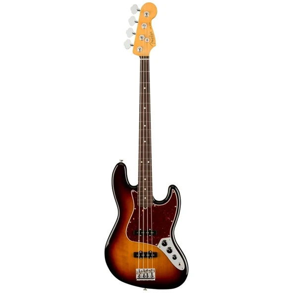 Fender American Professional II Jazz Bass Gülağacı Klavye 3-Color Sunburst Bas Gitar ürün görseli 1