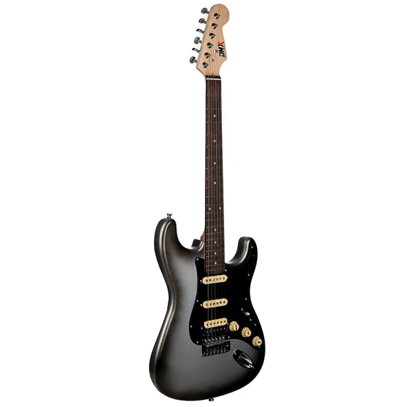 DMX Guitars DEG 100 HSS MCY (Mercury) Elektro Gitar ürün görseli 1