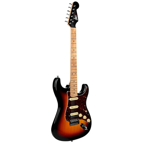 DMX Guitars DEG100 HSS 3TS Elektro Gitar - Resim 2