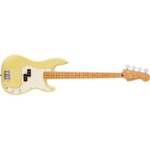Fender Player II Precision Bass Akçaağaç Klavye Hialeah Yellow Bas Gitar ürün görseli 1