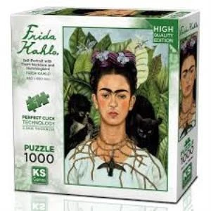 KS GAMES PUZZLE 1000 PARCA SELF PORTRAIT WITH THOR ürün görseli 1