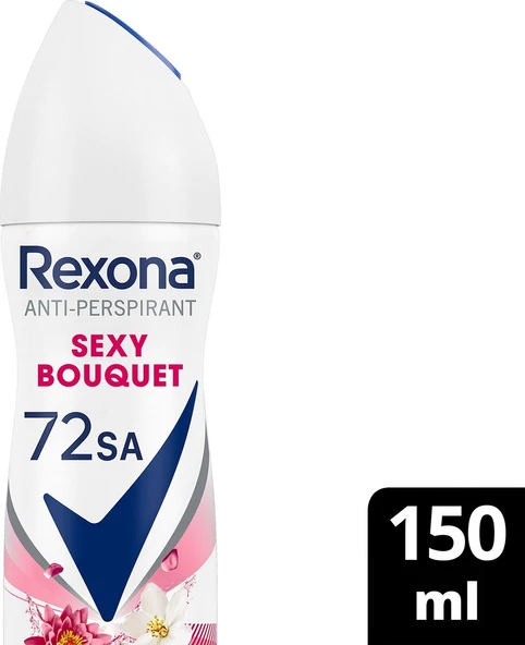 Rexona Sexy Bouquet 72 Saat Kadın Sprey Deodorant 3 x 150 ML ürün görseli 1