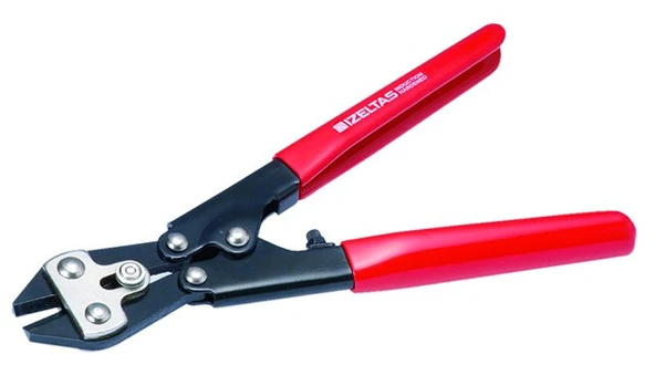 İzeltaş 6815 Kırmızı Tel Kesme Makası 200mm ürün görseli 1