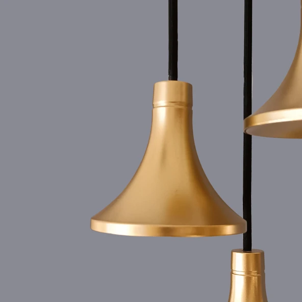 Eclissa Beşli Gold Sarkıt - Resim 4