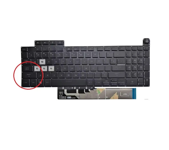 Asus Tuf Gaming A15 FA507RC-HN047A1 Notebook Klavye TR Işıklı RGB ürün görseli 1