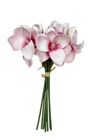 Nettenevime Yapay Çiçek Manolya Letex Eva Magnolia 33cm Pembe Koyu ürün görseli 1