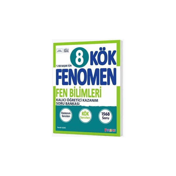Fenomen Kitap 8. Sınıf Kök Fen Bilimleri Soru Bankası ürün görseli 1