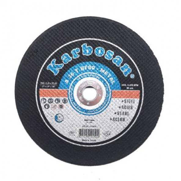 Karbosan 230 x 3 Metal Kesme Taşı 25 Adet ürün görseli 1