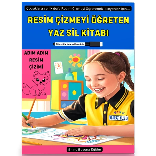 Resim Çizmeyi Öğreten YAZ-SİL Kitabı ürün görseli 1