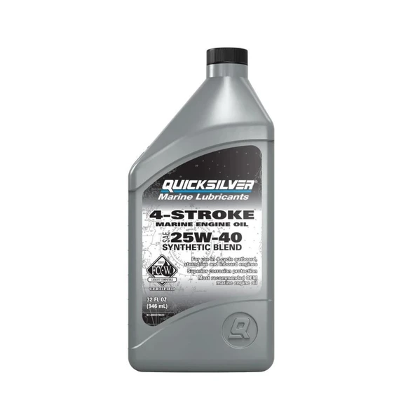 QuickSilver 25W-40 Marin Sentetik Motor Yağı   1lt ürün görseli 1