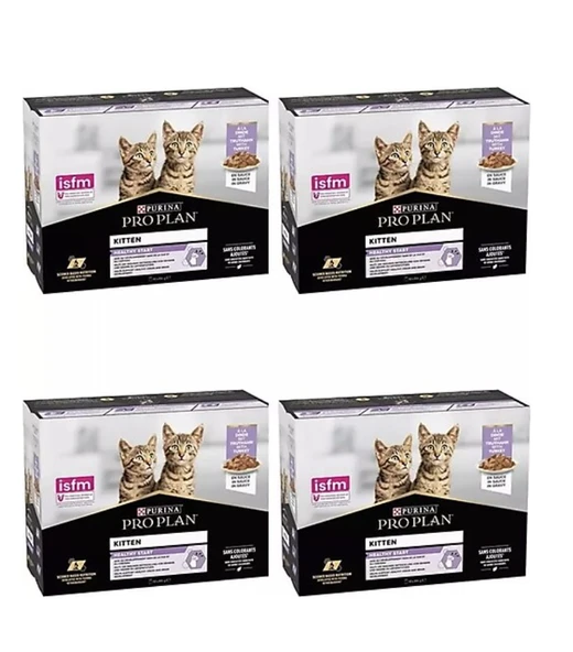 Pro Plan Pouch Sos İçinde Hindili Yavru Kedi Konservesi 85 Gr x40 Adet ürün görseli 1