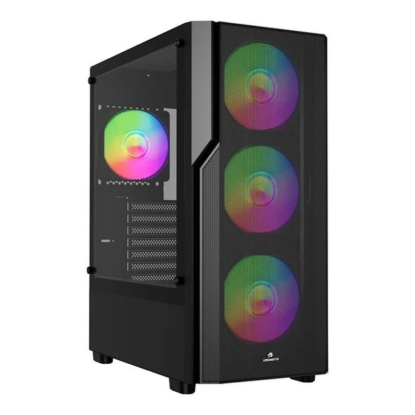 GAMEBOOSTER 650W 80+ CRUX E650B JBST-GBE650B GAMING MID-TOWER PC KASASI ürün görseli 1