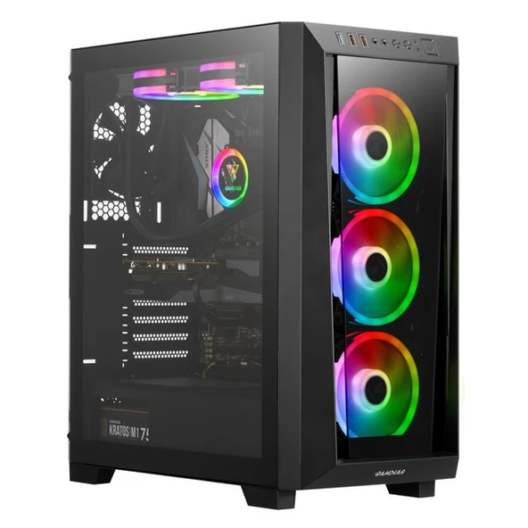 GAMDIAS 850W 80+ BRONZE TALOS M1 ELITE GAMING MID-TOWER PC KASASI ürün görseli 1