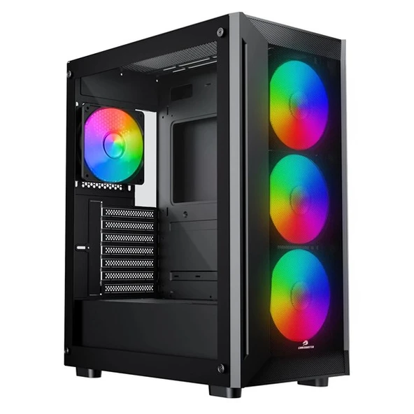GAMEBOOSTER 650W 80+ RAIDER E651B JBST-GBE651B GAMING MID-TOWER PC KASASI ürün görseli 1