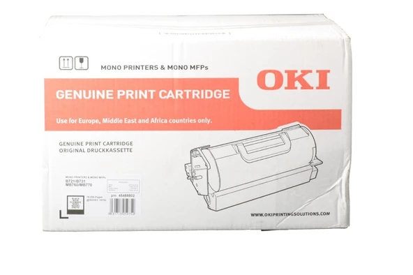 OKI 45488802 TONER - B721, B731, MB760, MB770 - 18.000 SAYFA ürün görseli 1