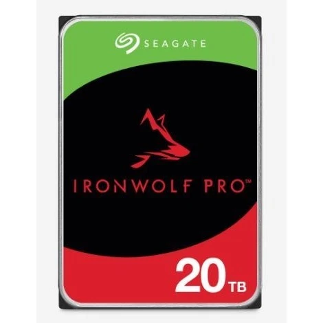 SEAGATE 3.5" 20TB IRONWOLF PRO ST20000NT001 256MB 7200RPM SATA-3 KURUMSAL NAS DİSKİ ürün görseli 1