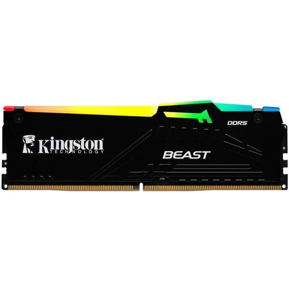 KINGSTON 16GB DDR5 5600MHZ CL36 RGB PC RAM BEAST EXPO KF556C36BBEA-16TR ürün görseli 1