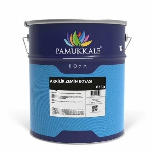 Pamukkale Akrilik Zemin Boyası 15 Kg Ral 1003 Taksi Sarı ürün görseli 1