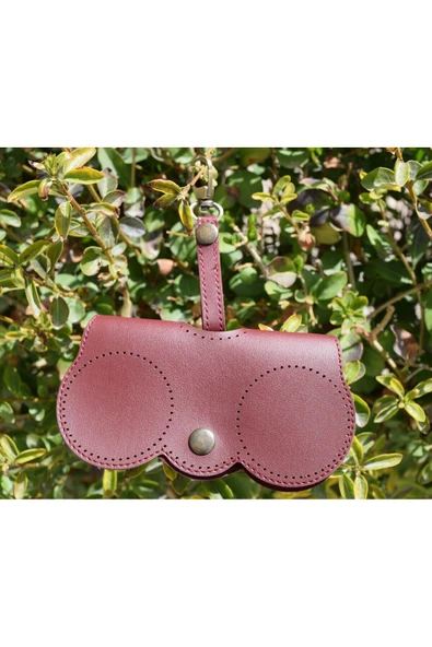 ömrüm style Asılabilir Gözlük Kılıfı Charm Bordo ürün görseli 1